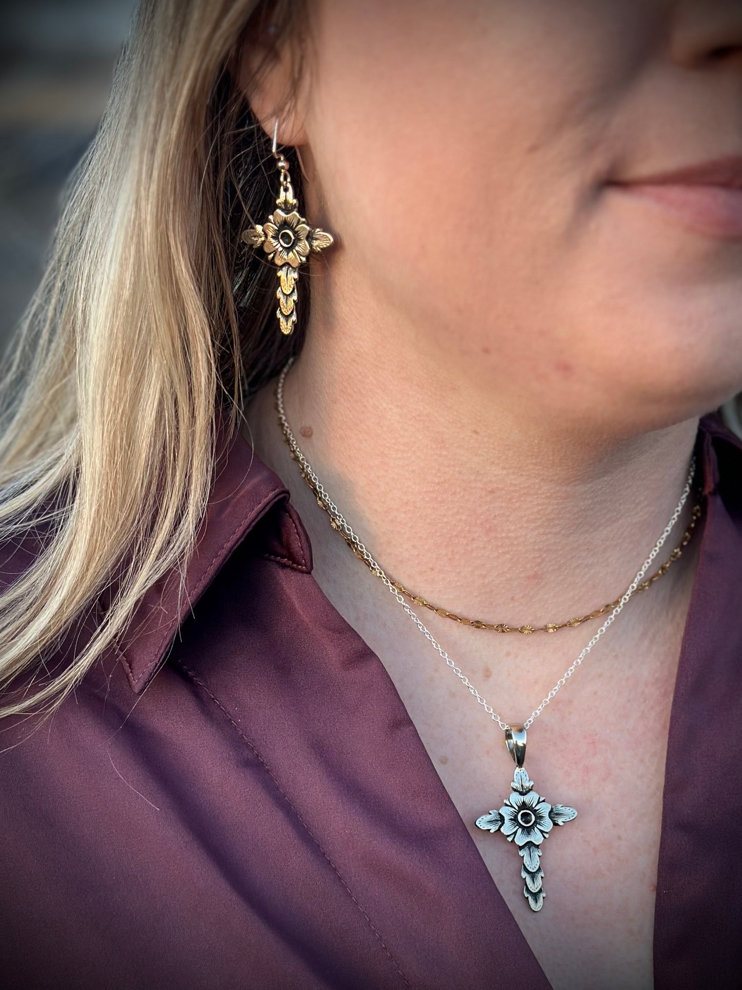 Blooming in Faith Earrings