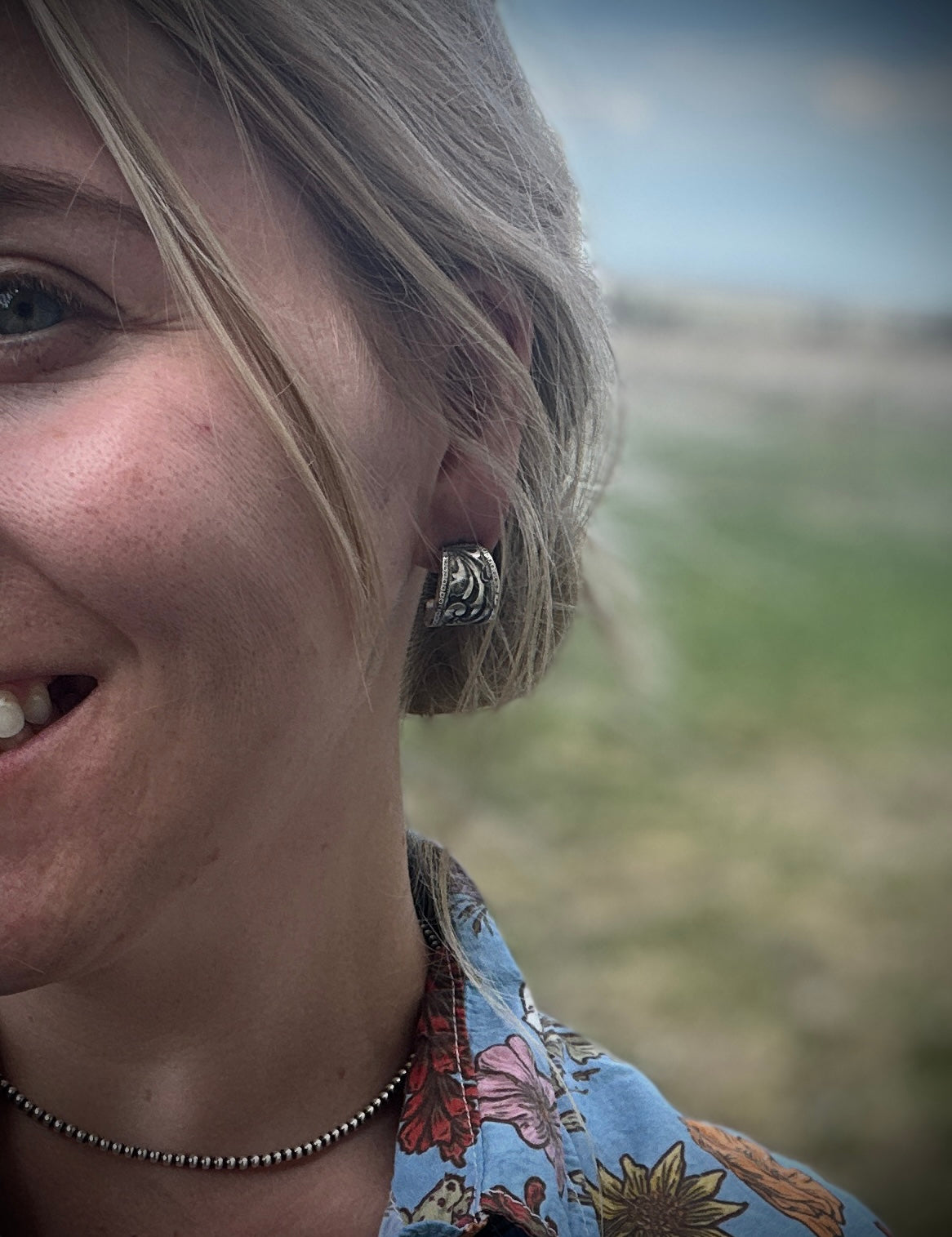 High Desert Hoop Earrings