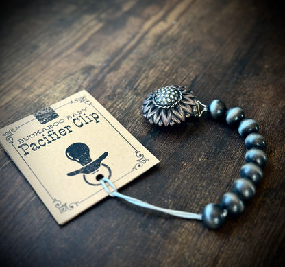 Buckaroo Baby Pacifier Clip